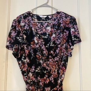 CJ Banks 2X Large Cross Body Dress with Sash